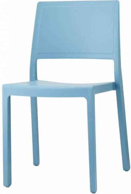 Стул пластиковый Kate голубой 500х500х840 мм