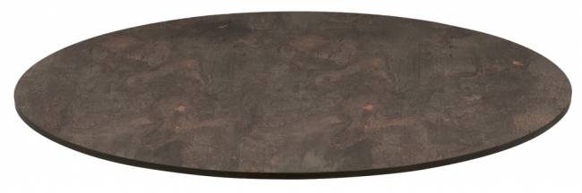 Столешница круглая Compact Laminate для подстолья Nemo, Domino, Tiffany, Cross кортен Ø800х10 мм Столешница круглая Compact Laminate для подстолья Nemo, Domino, Tiffany, Cross кортен Ø800х10 мм