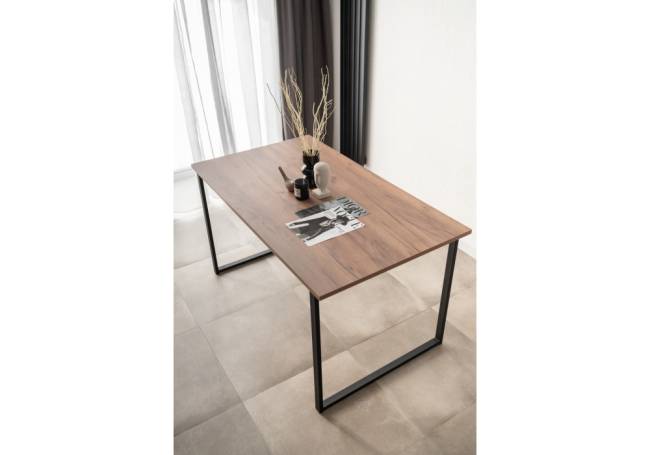 Лиман 140 х 80 дуб крафт табачный / черный матовый