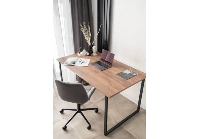 Лиман 140 х 80 дуб крафт табачный / черный матовый