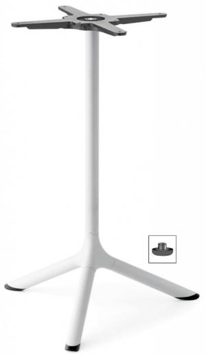 Подстолье металлическое Tripe белый Ø610х730 мм