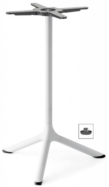 Подстолье металлическое Tripe белый Ø610х730 мм