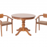 Обеденная группа Брамос К 100 орех со стульями Челси орех коричневый