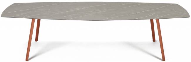 Стол ламинированный Squid терракотовый, камень 2990х1290х730 мм