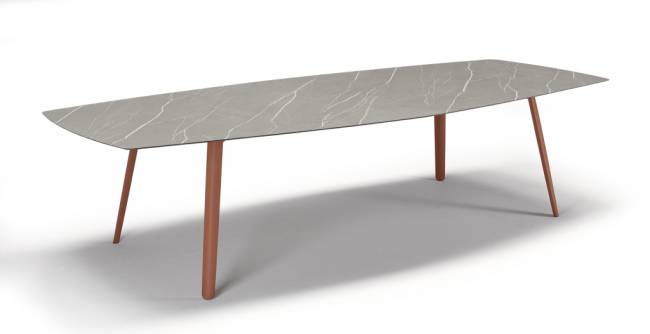 Стол ламинированный Squid терракотовый, камень 2990х1290х730 мм