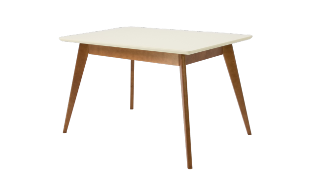 Стол Сканди 120, Орех/ Слоновая кость