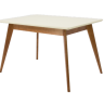 Стол Сканди 120, Орех/ Слоновая кость