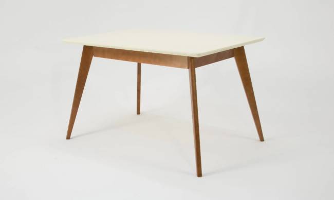 Стол Сканди 120, Орех/ Слоновая кость