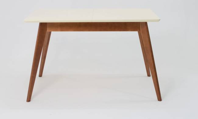 Стол Сканди 120, Орех/ Слоновая кость