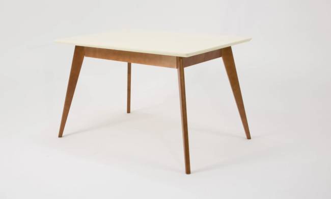 Стол Сканди 120, Орех/ Слоновая кость