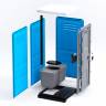 Туалетная кабина TOYPEK CityComfort, синий (собранная)