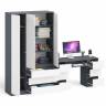 Стол компьютерный 2-х тумбовый со шкафом-комодом МШ1200 Мори цвет графит/белый