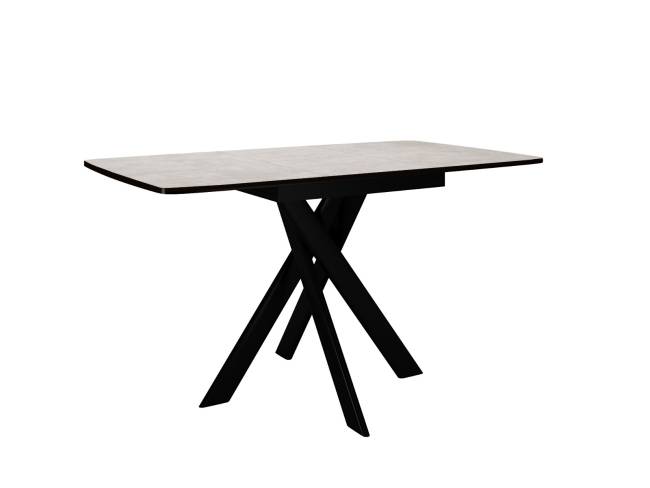 Стол DikLine DB110 Хромикс белый/опоры черные Стол DikLine DB110 Хромикс белый/опоры черные