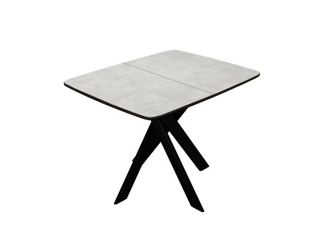 Стол DikLine DB110 Хромикс белый/опоры черные Стол DikLine DB110 Хромикс белый/опоры черные