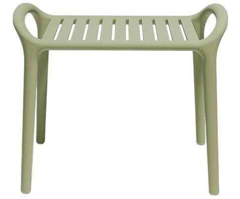 Столик пластиковый для лежака Ibiza Basic нефритовый 550х430х430 мм