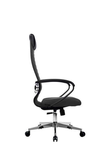 Кресло МЕТТА-21(MPRU)/подл.130/осн.004, темно-серый/темно-серый