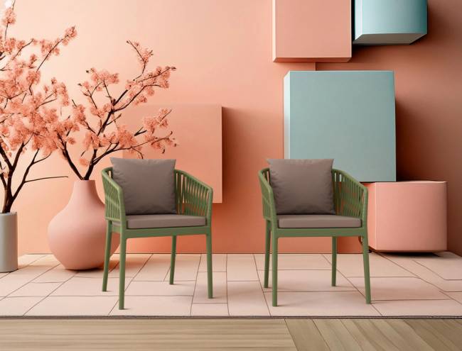 Подушка для спинки кресла Portofino светло-коричневый 550х480х50 мм