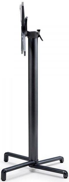 Подстолье металлическое барное складное Scudo High антрацит 520х480х1070 мм