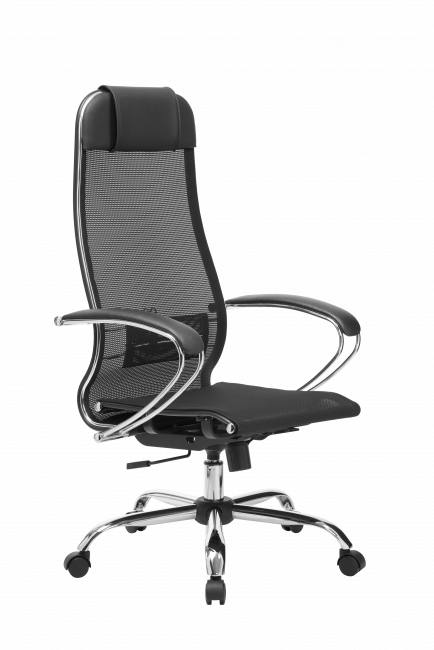 Кресло МЕТТА-12(MPRU)/подл.131/осн.003, черный