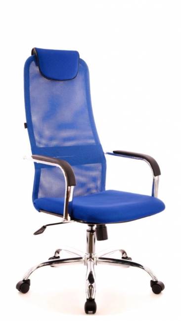 Офисное кресло EP 708 TM, сетка, синий