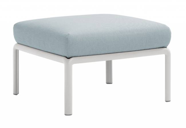 Пуф пластиковый с подушкой Komodo Pouf белый, лед 700х700х490 мм Пуф пластиковый с подушкой Komodo Pouf белый, лед 700х700х490 мм