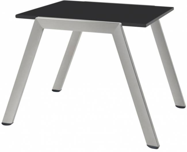 Столик металлический приставной Zen Side Table черный 625х500х440 мм