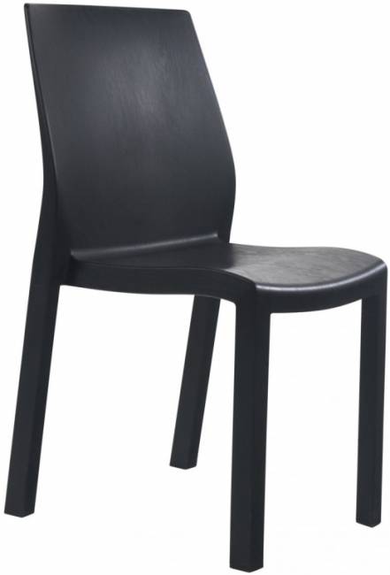 Стул пластиковый Yummy черный 470х535х845 мм Стул пластиковый Yummy черный 470х535х845 мм