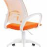 Кресло Бюрократ CH-W695NLT оранжевый TW-38-3 TW-96-1 сетка/ткань крестовина пластик пластик белый