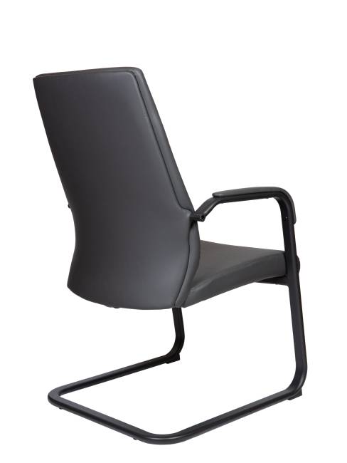 Кресло офисное / Арко CF грэй / Arco CF grey / серая экокожа