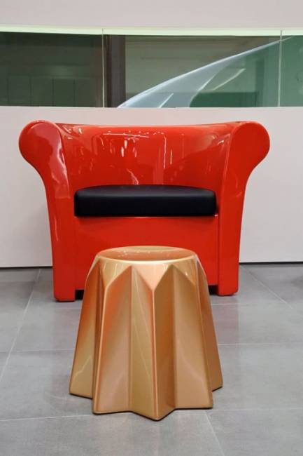 Пуф пластиковый Pandoro Standard Ø470х420 мм