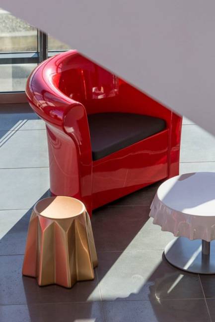 Пуф пластиковый Pandoro Standard Ø470х420 мм