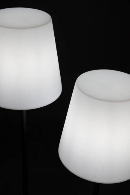 Торшер пластиковый Ali Baba Steel Lighting белый Ø430х1850 мм