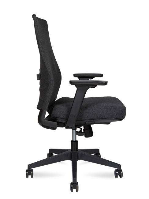 Кресло офисное / Фрэдо LB / Fredo LB / черный каркас/черная сетка/черная сидушка