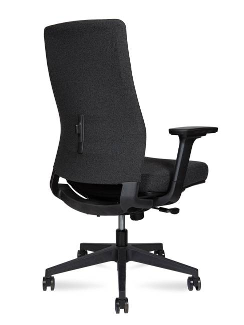 Кресло офисное / Фрэдо LB / Fredo LB / черный каркас/черная сетка/черная сидушка