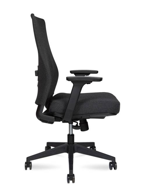 Кресло офисное / Фрэдо LB / Fredo LB / черный каркас/черная сетка/черная сидушка