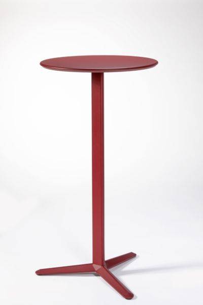 Стол металлический барный Arket бордовый Ø600х1100 мм Стол металлический барный Arket бордовый Ø600х1100 мм