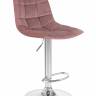 Стул барный DOBRIN TAILOR, пудрово-розовый велюр (MJ9-32)
