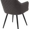 Стул FORT 360 град. поворот. B28 Темно-серый, велюр / черный каркас, М-City