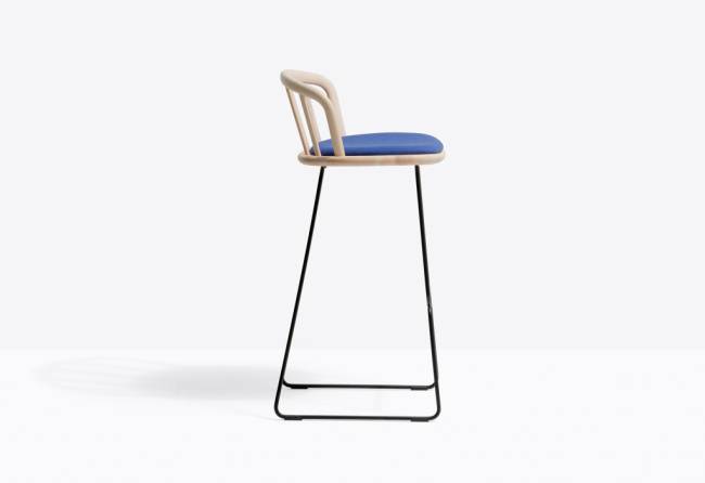 Стул барный с обивкой Nym 505х490х980 мм