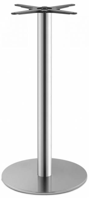 Подстолье металлическое барное Tiffany сатинированный стальной Ø450х1090 мм