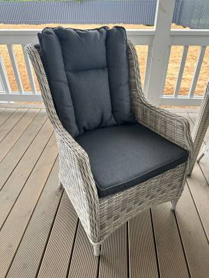 Кресло Бергамо, серый