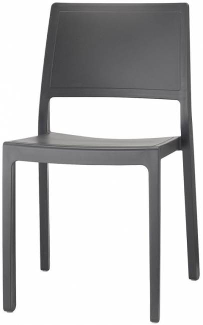 Стул пластиковый Kate антрацит 500х500х840 мм