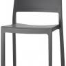 Стул пластиковый Kate антрацит 500х500х840 мм