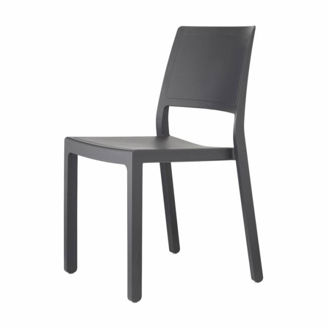 Стул пластиковый Kate антрацит 500х500х840 мм