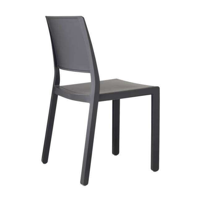 Стул пластиковый Kate антрацит 500х500х840 мм