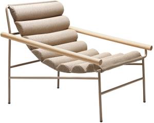 Кресло лаунж металлическое Dress Code Fashion Indoor тортора, бежевый 750х860х745 мм