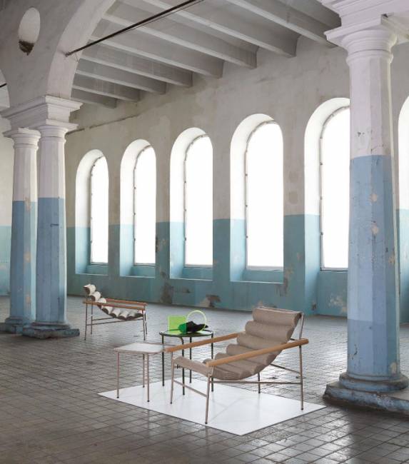 Кресло лаунж металлическое Dress Code Fashion Indoor тортора, бежевый 750х860х745 мм Кресло лаунж металлическое Dress Code Fashion Indoor тортора, бежевый 750х860х745 мм