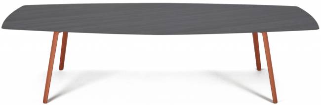 Стол ламинированный Squid терракотовый, сланец 2990х1290х730 мм