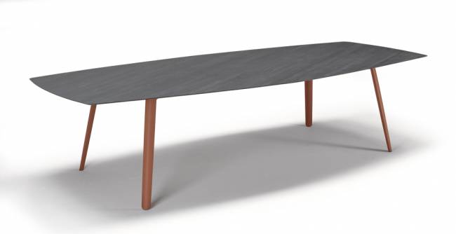 Стол ламинированный Squid терракотовый, сланец 2990х1290х730 мм