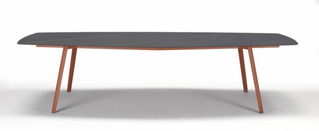 Стол ламинированный Squid терракотовый, сланец 2990х1290х730 мм